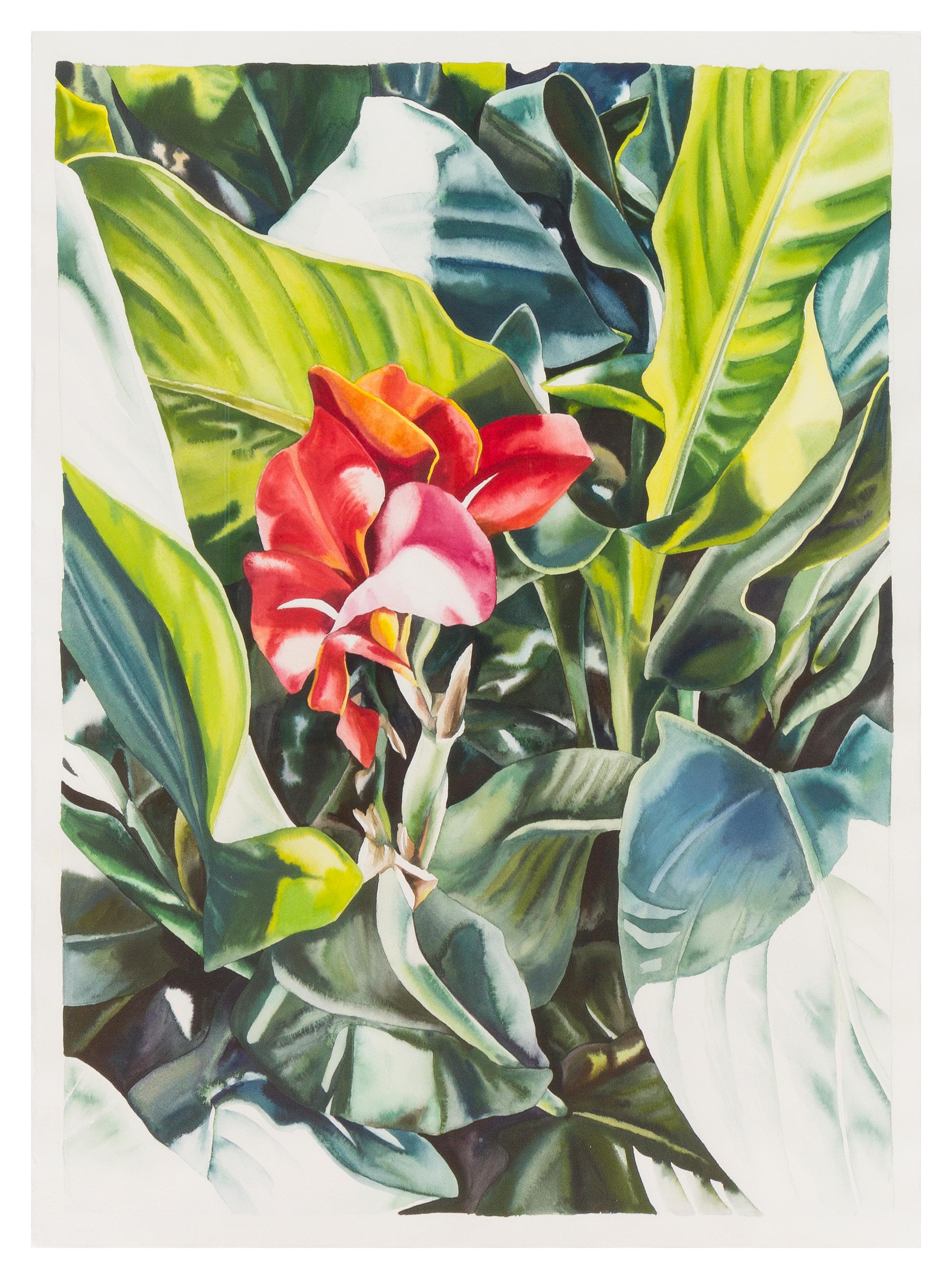 Phyllis Plattner, (American, b. 1940), Red Canvas #1