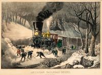 [AMERICANA - CURRIER & IVES]. A group of 7 small format lithographs, comprising: