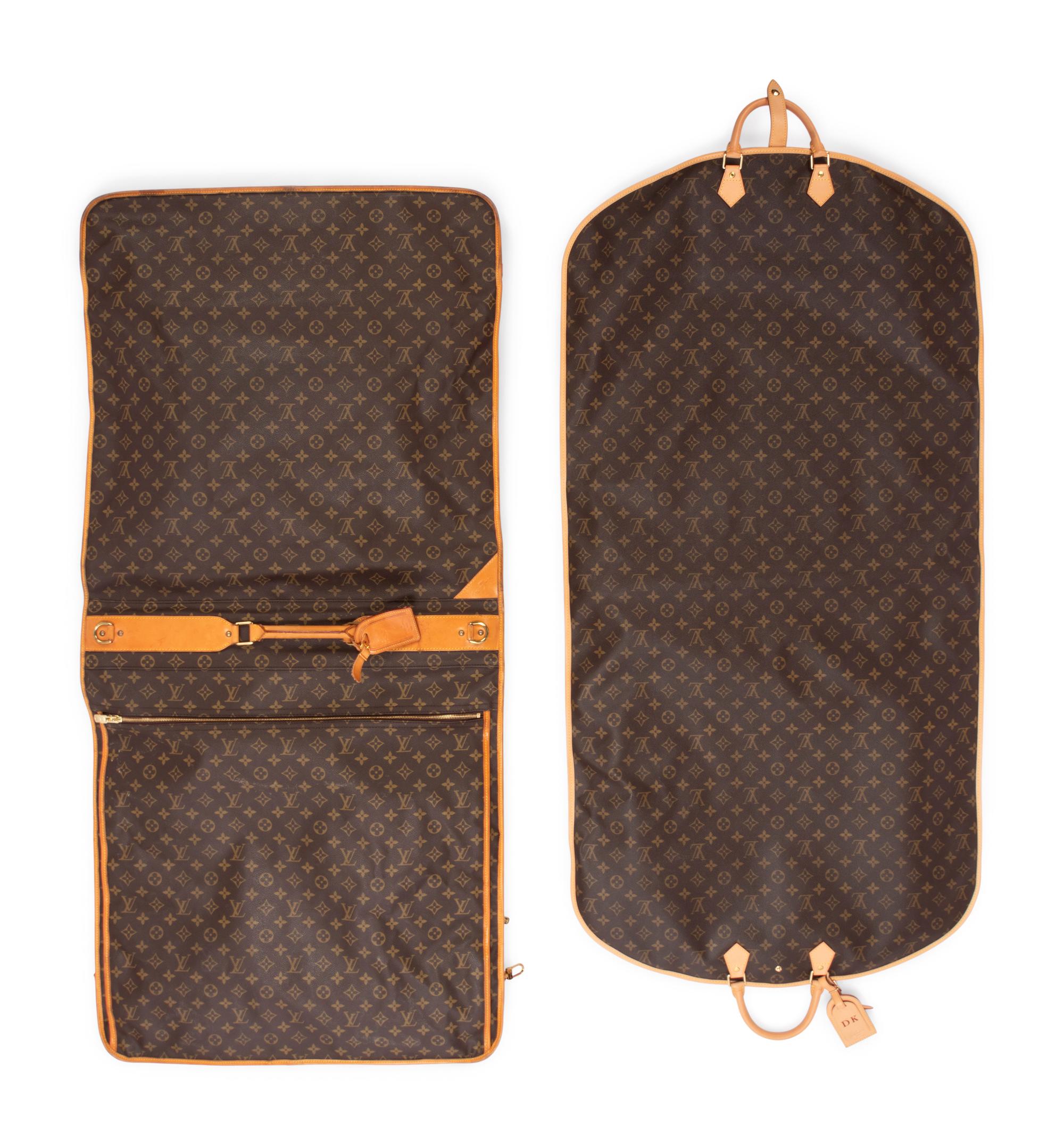 Two Louis Vuitton Garment Bags, 1970-1980s