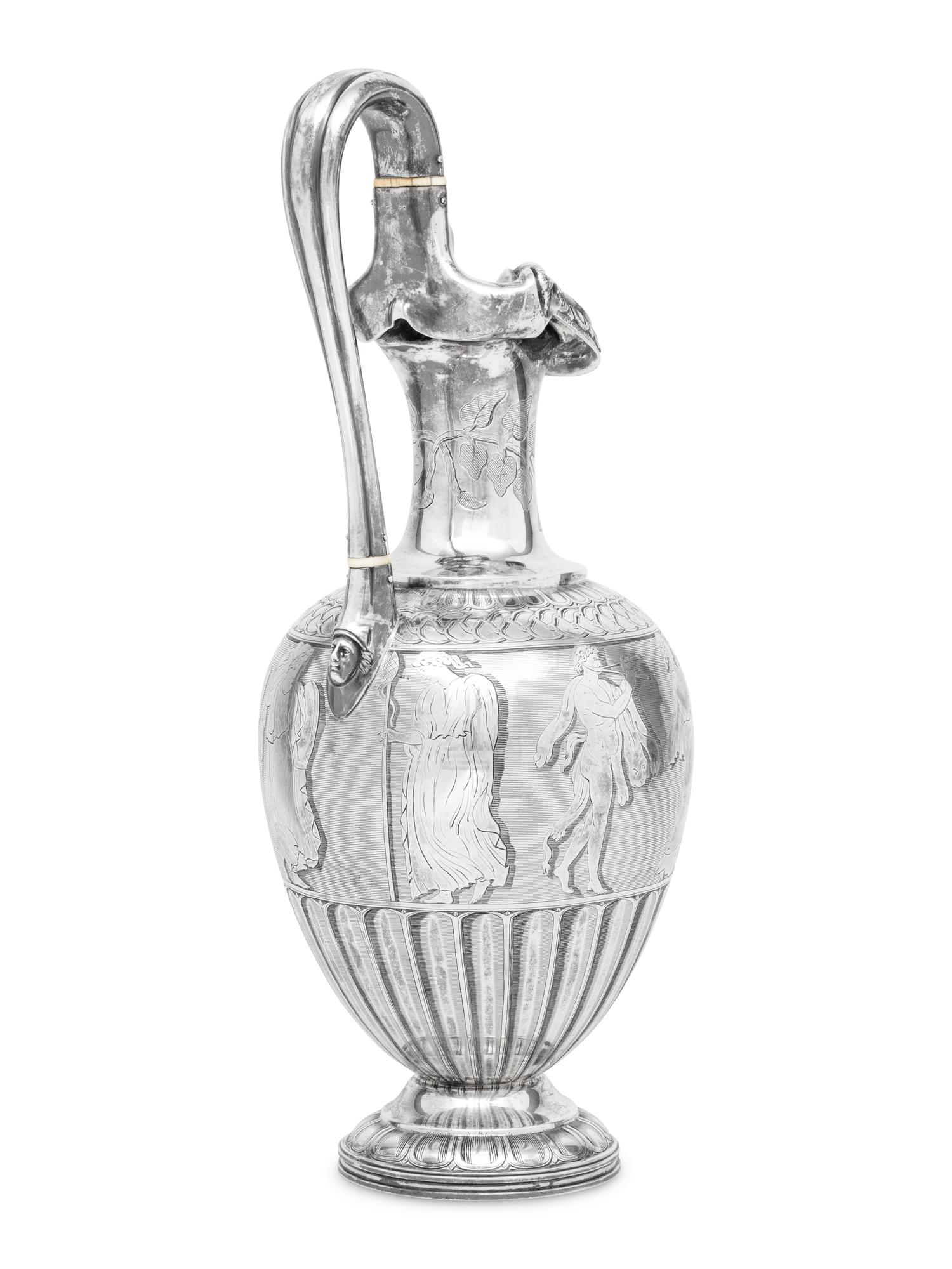 A Victorian Silver Ewer
