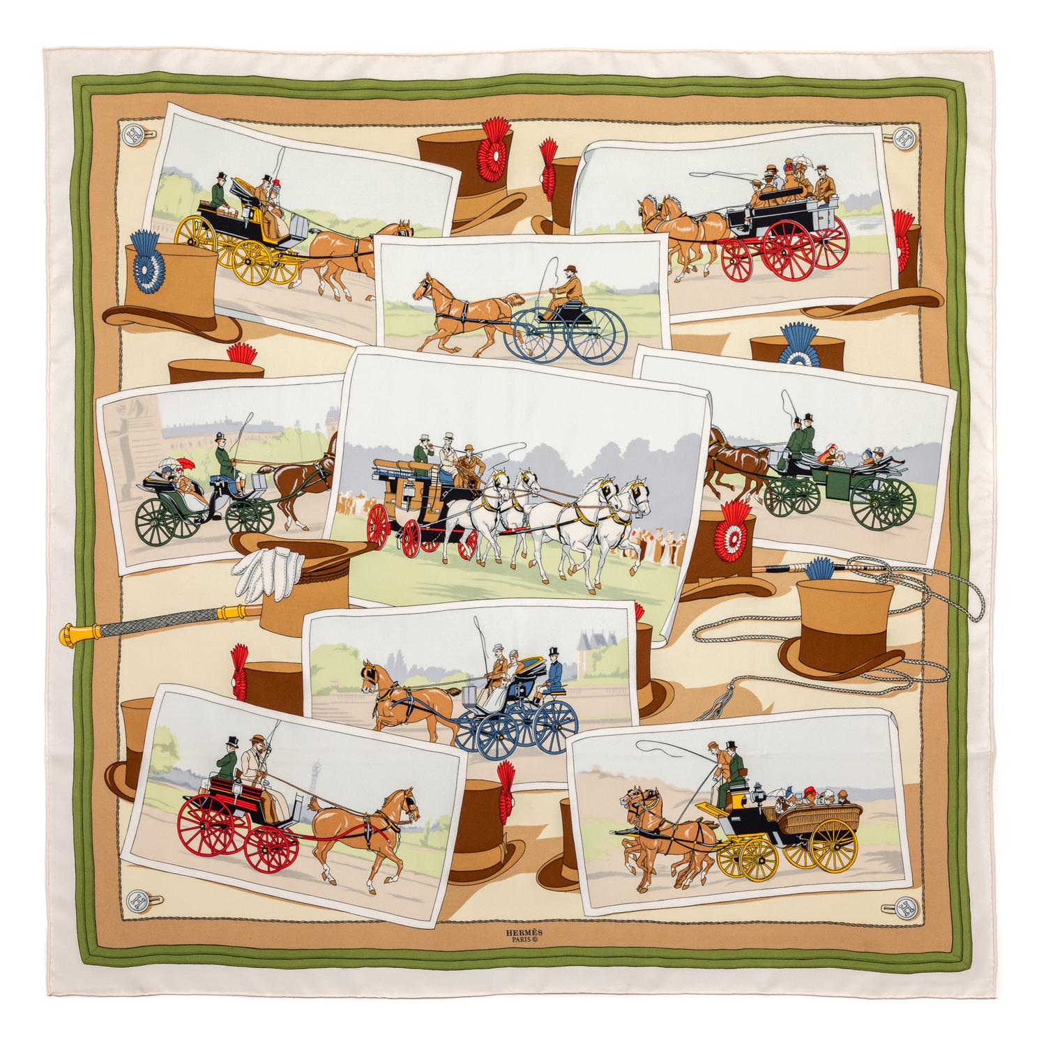 Hermès 90cm Silk Scarf