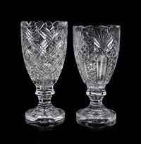 Two Waterford Cut Glass Vases