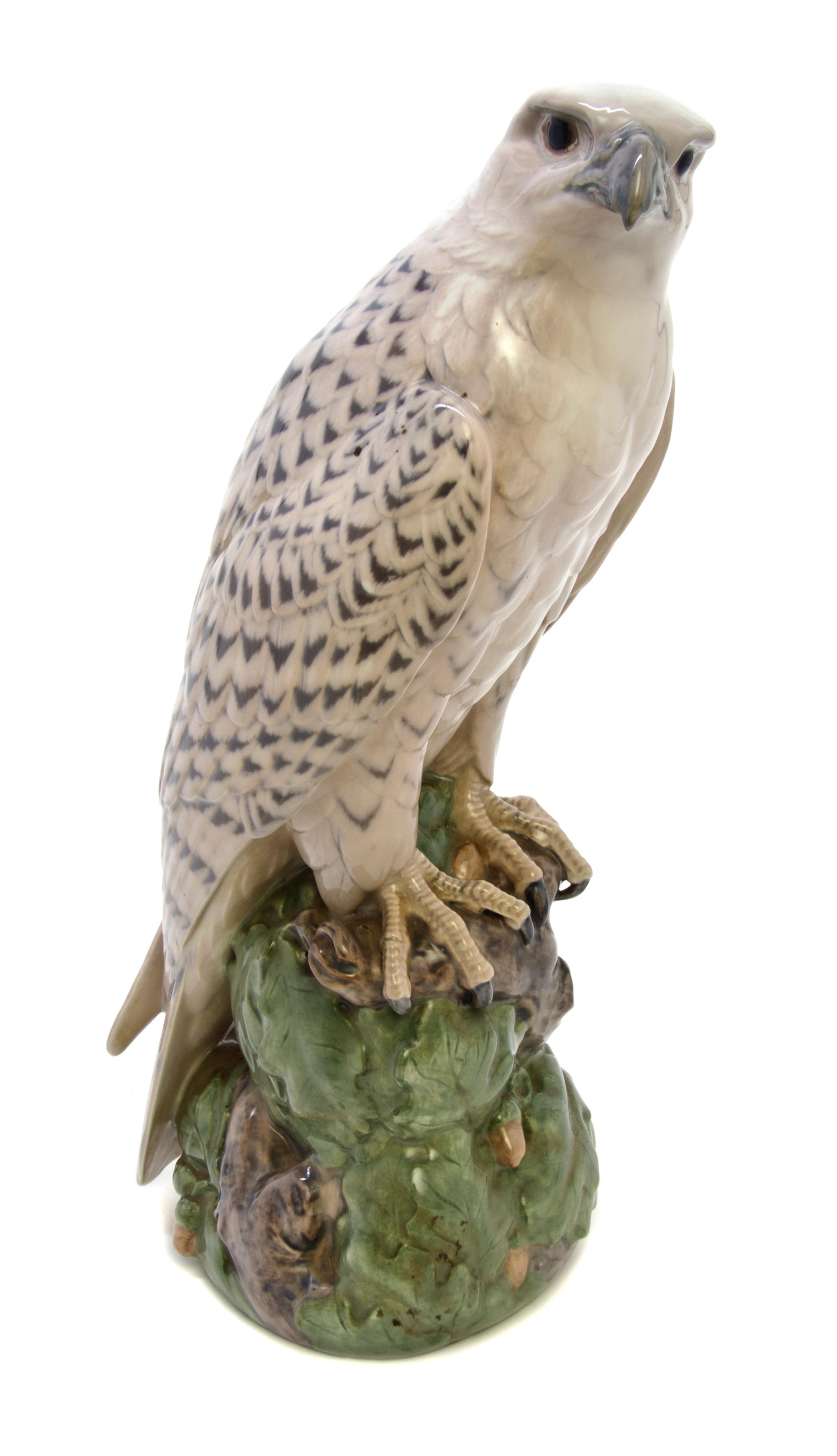 A Royal Copenhagen Porcelain Ornithological Figure, Height 16 1/2 inches.