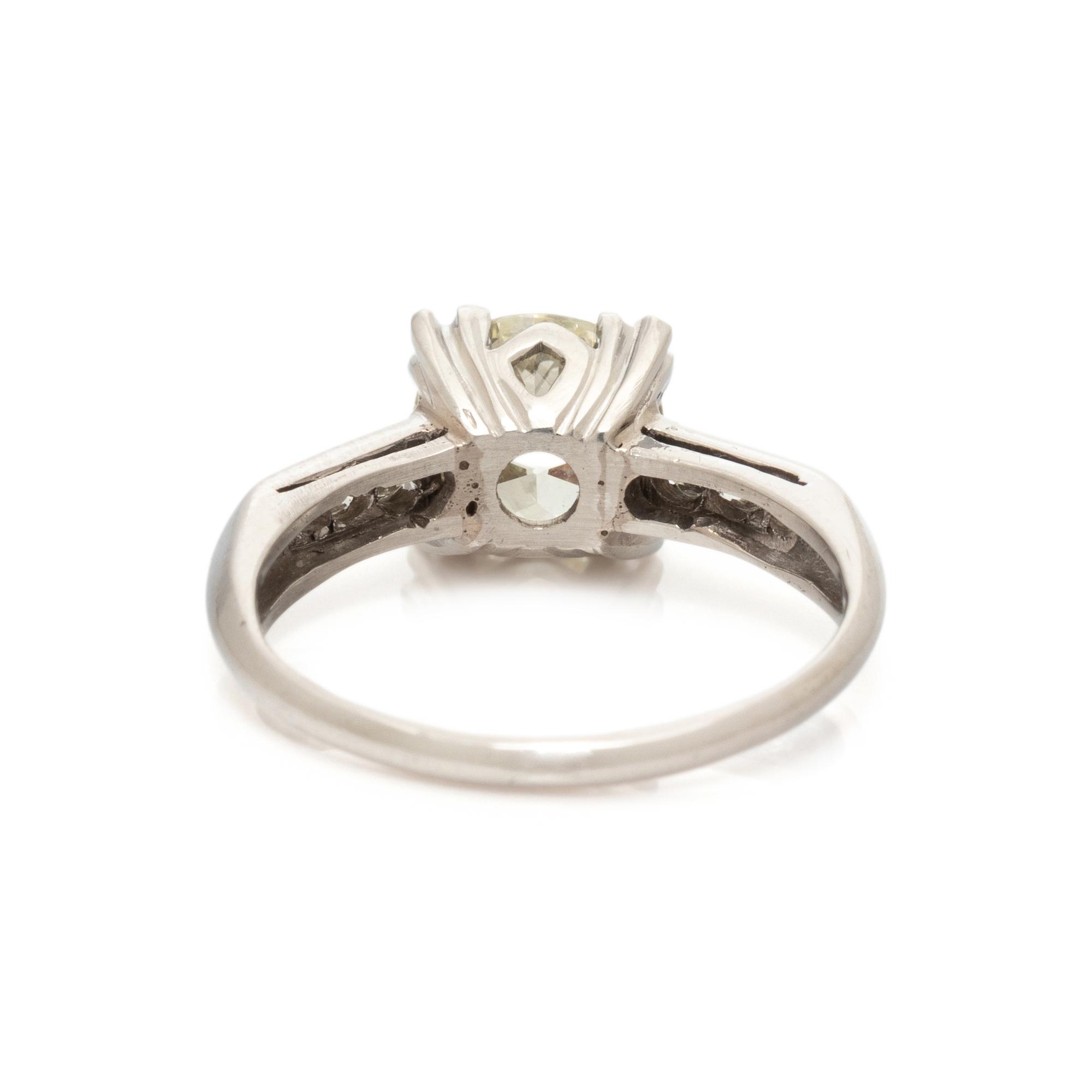 OLD EUROPEAN CUT DIAMOND RING