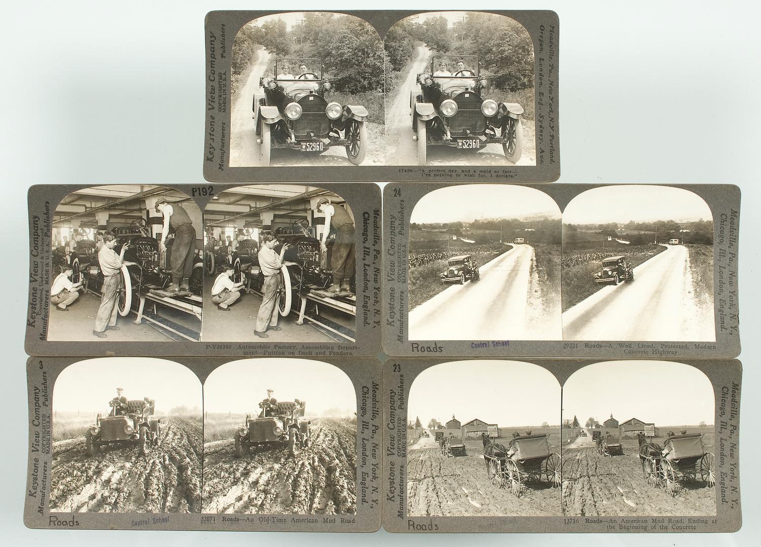[EARLY PHOTOGRAPHY]. Collection 52 stereoviews dating from the 19th-20th century, highlighted by H.A. Doerr Stereoview of the Alamo.