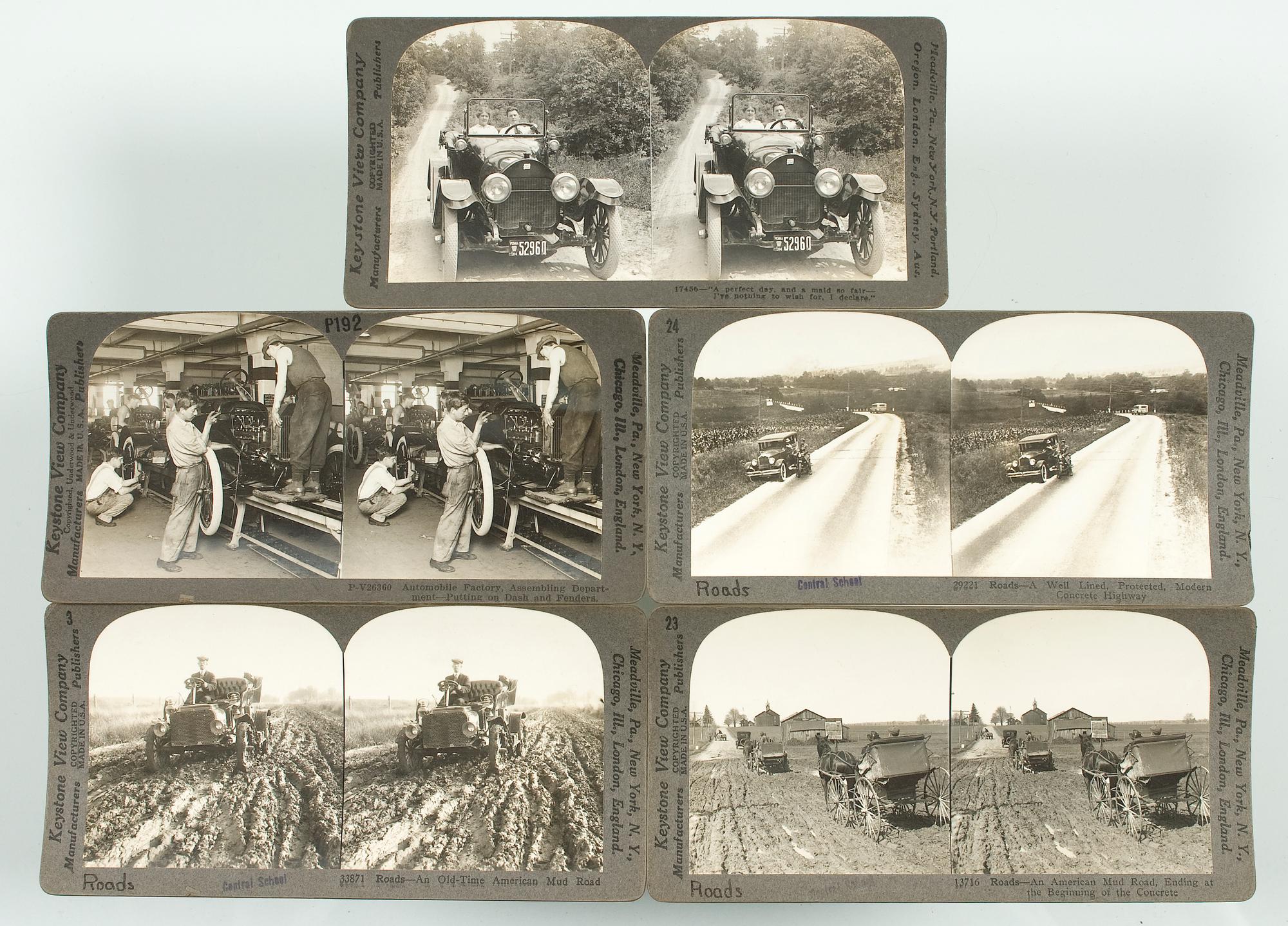 [EARLY PHOTOGRAPHY]. Collection 52 stereoviews dating from the 19th-20th century, highlighted by H.A. Doerr Stereoview of the Alamo.