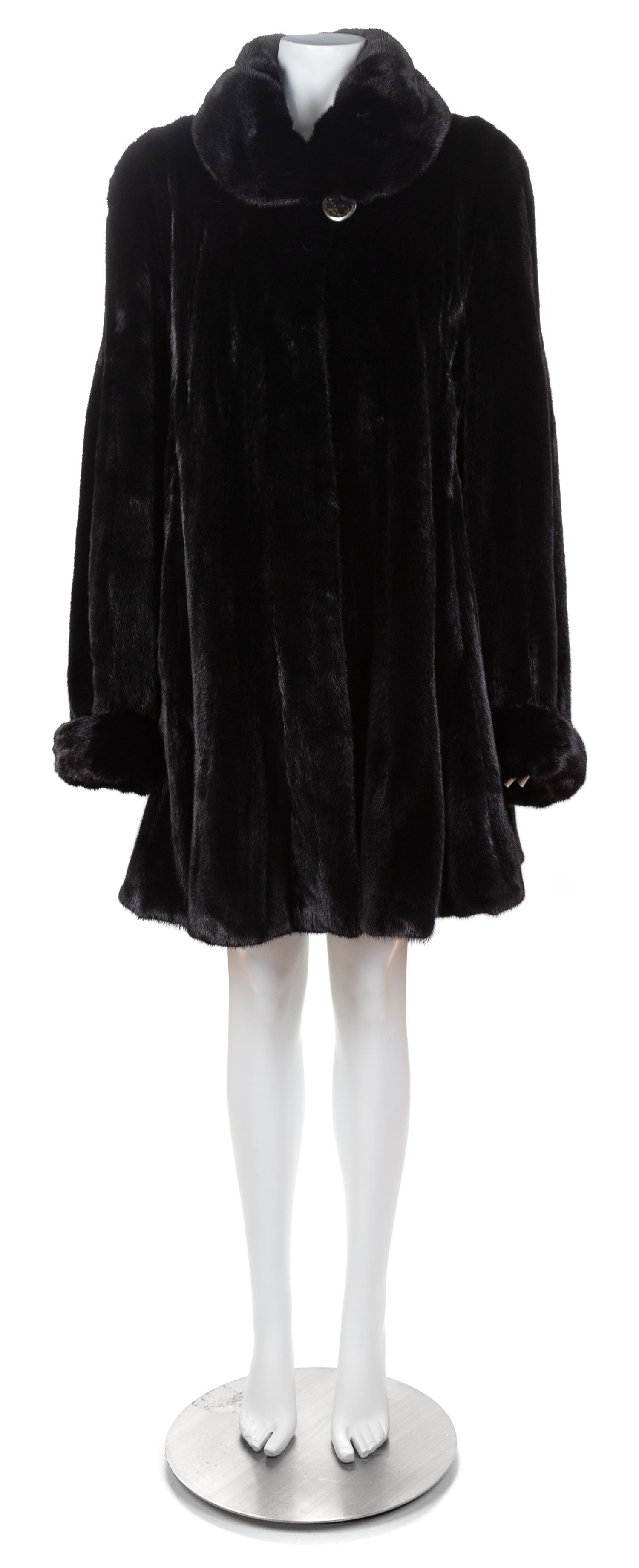 A Ranch Mink Short Coat, Size 44.