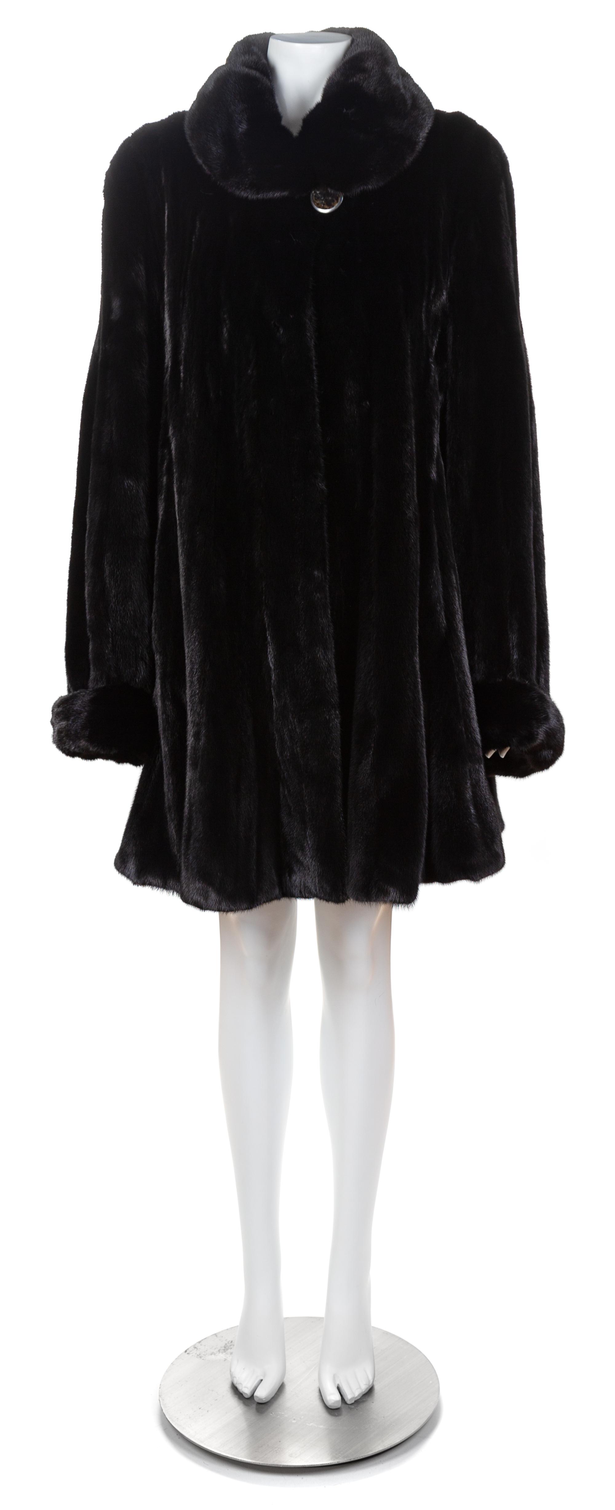 A Ranch Mink Short Coat, Size 44.