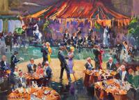 Peter Williams, (American, 20th century), Evening Fete