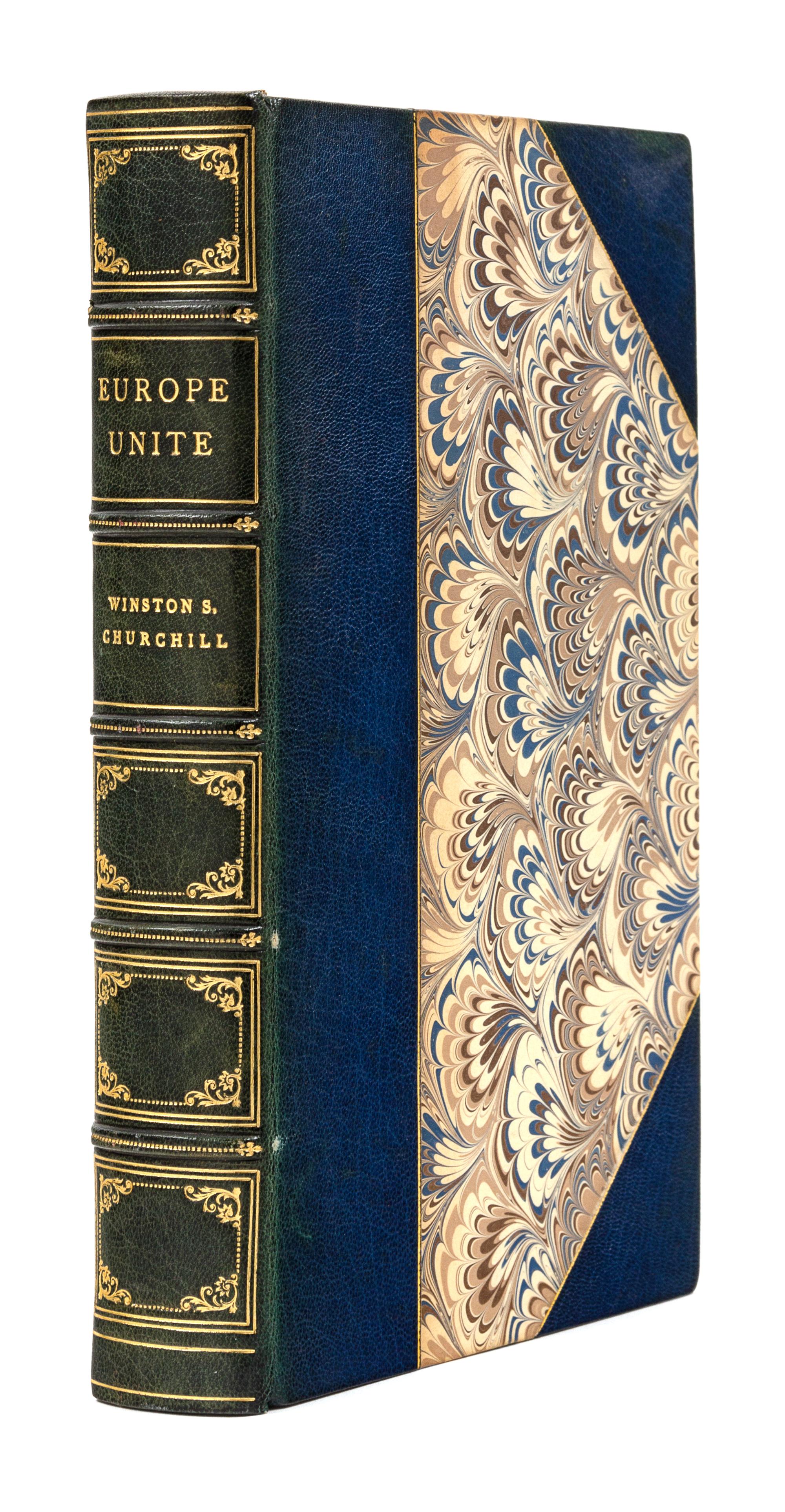CHURCHILL, Winston Spencer (1874-1965). Europe Unite, Speeches 1947 and 1948. London: Cassell and Company Ltd., 1950.