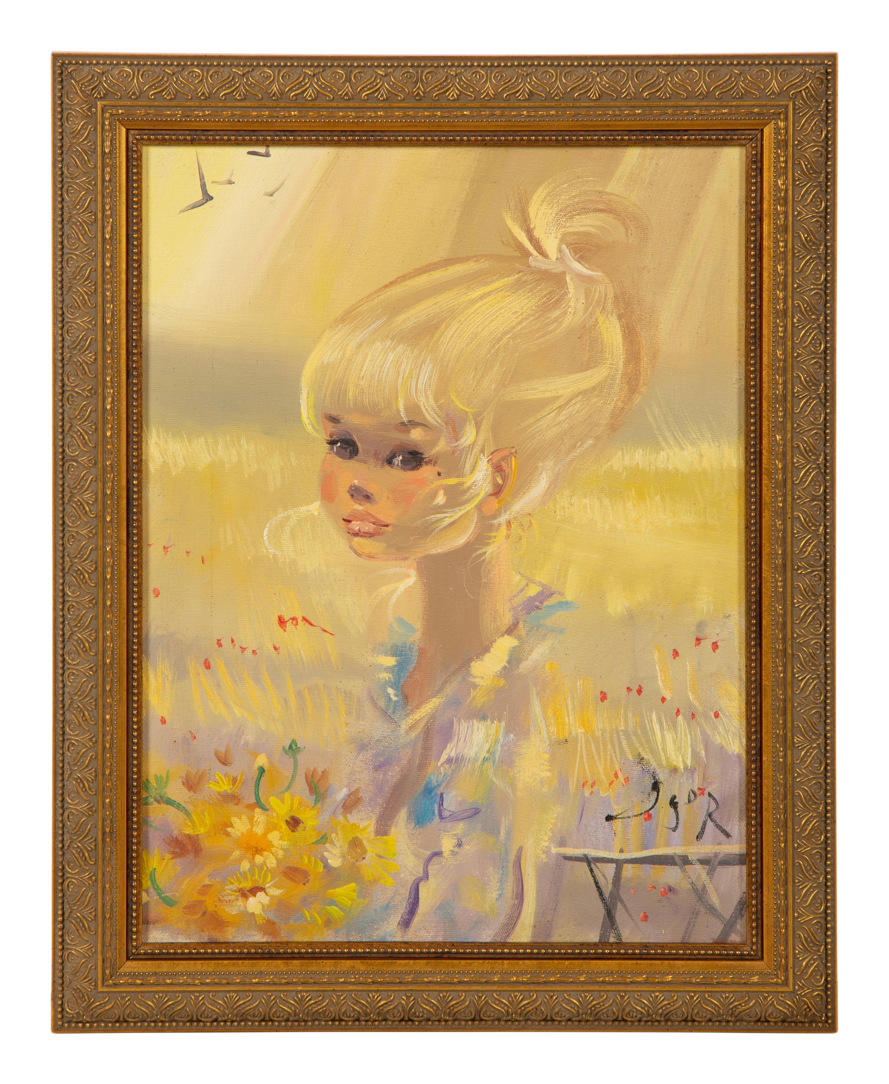A Portrait of a Blonde Girl