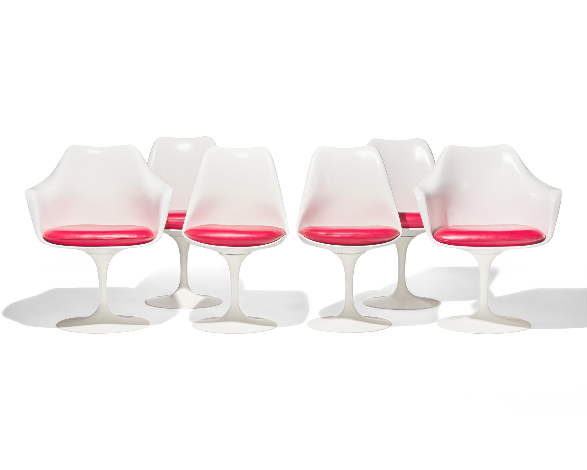 Tulip Table and Six Armchairs Knoll Studio