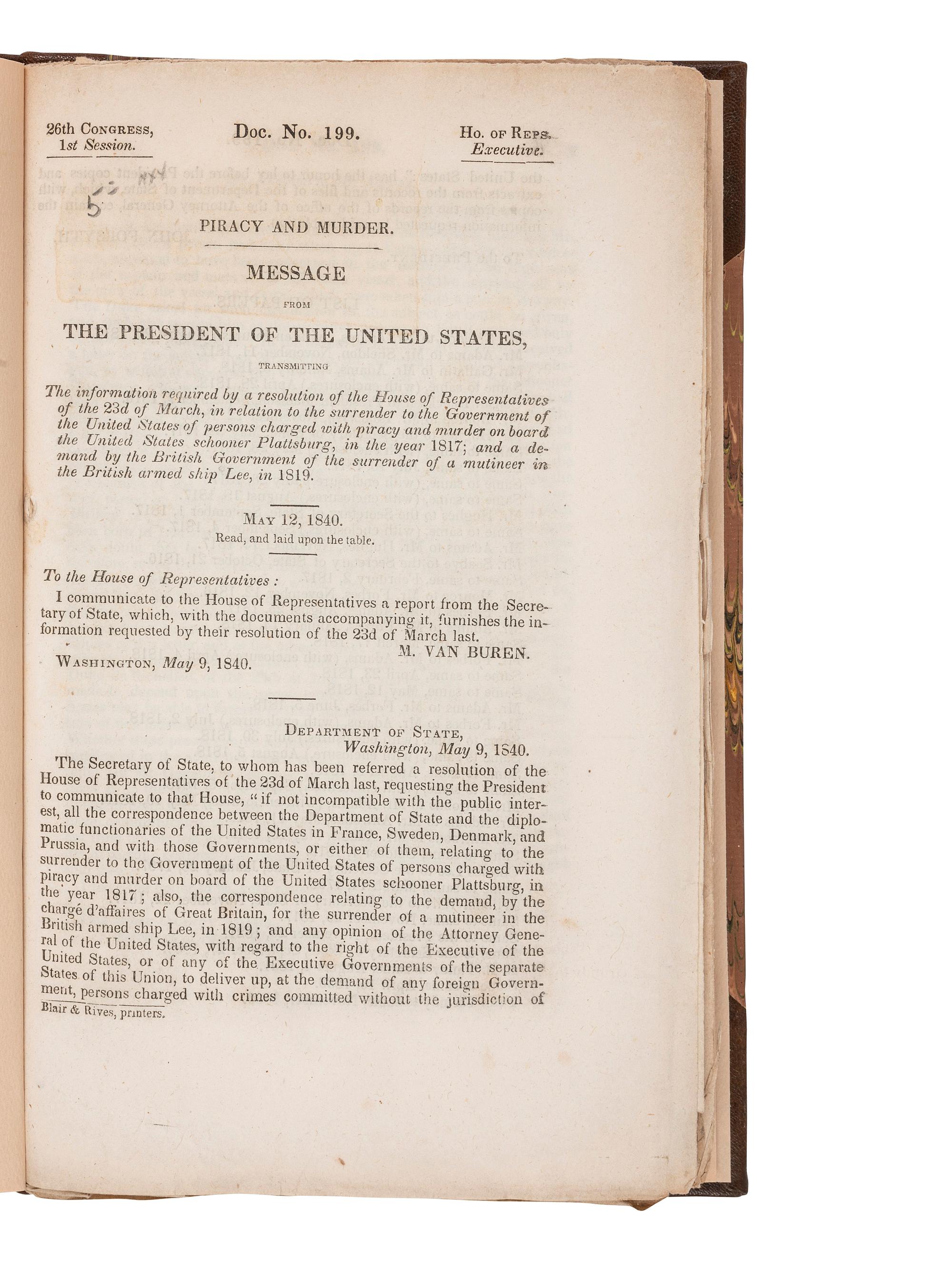 [PIRACY & MUTINY]. A group of 4 works about Piracy and Mutiny, comprising: