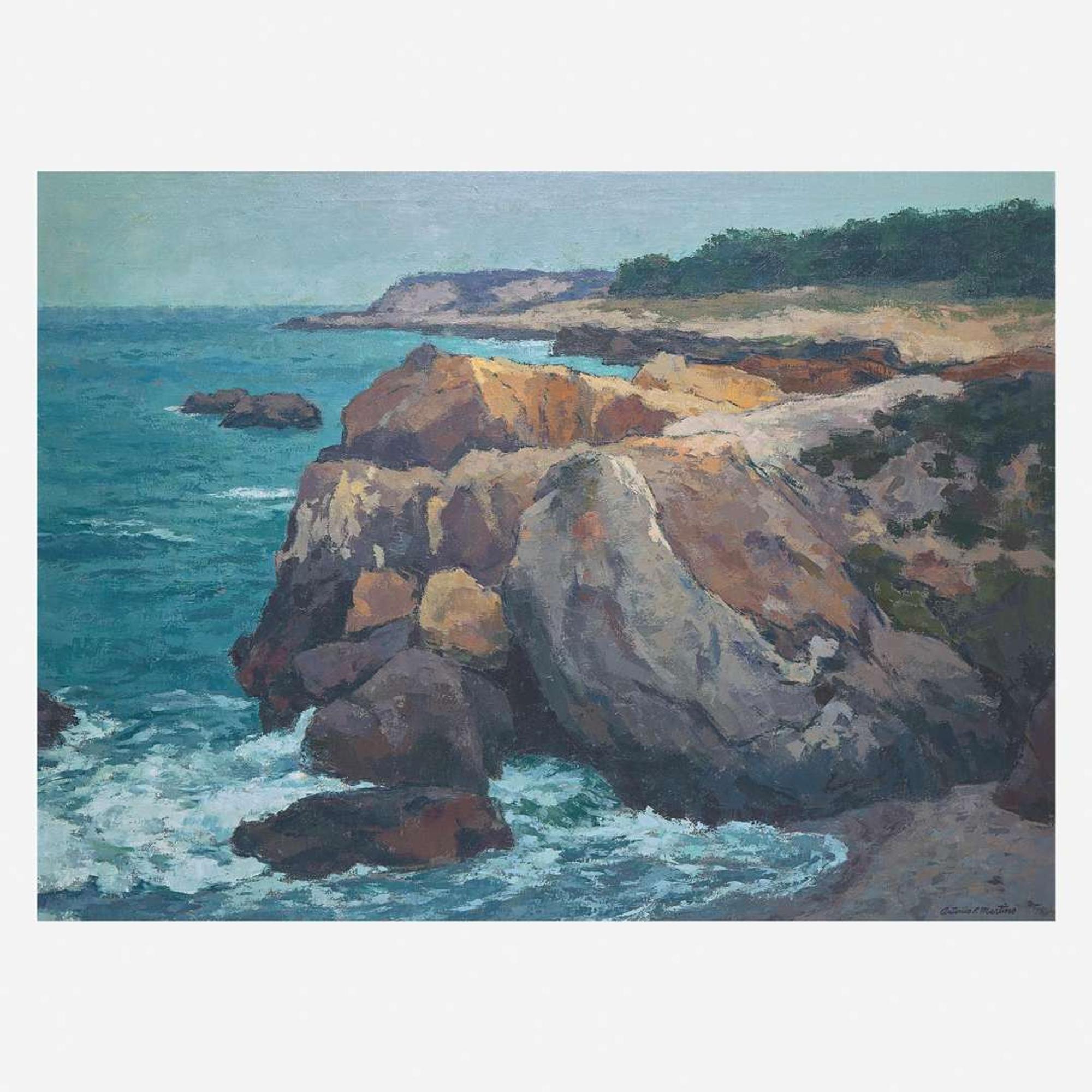 Antonio Pietro Martino (American, 1902-1989) Hidden Cove - Point Lobos