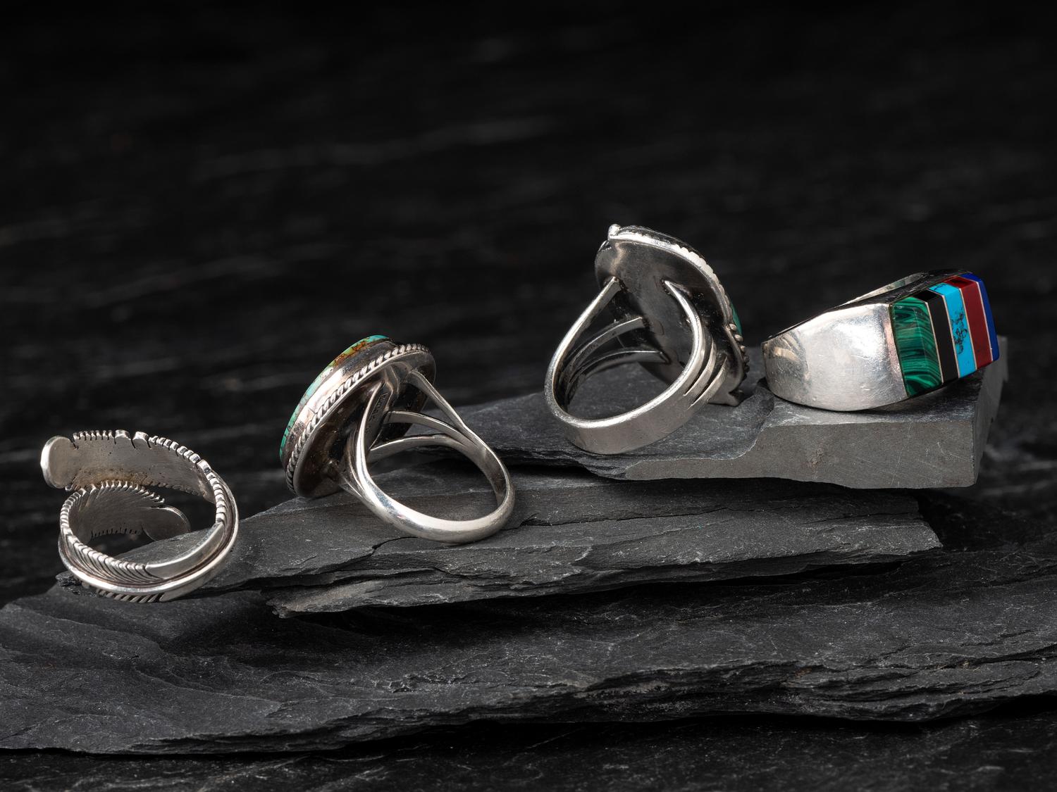 Navajo and Southwestern-style Rings