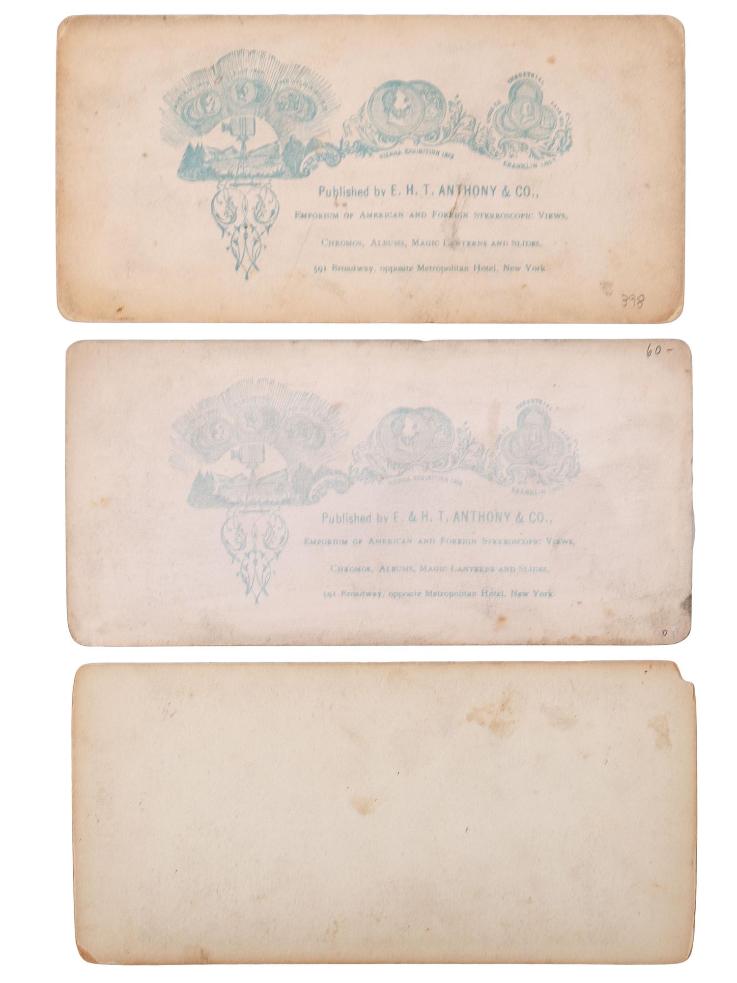 [EARLY PHOTOGRAPHY]. A group of approx. 95 stereoviews highlighted by images of US presidents, views in and around Washington, DC and Mount Vernon, and African American and female subjects.