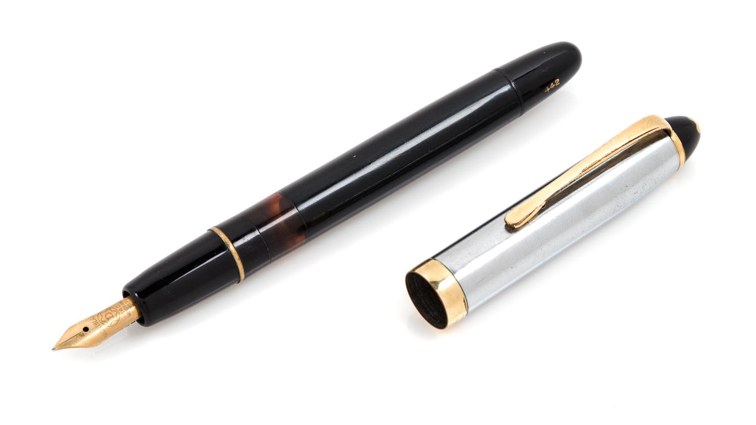 A Vintage Montblanc Fountain Pen Length 5 inches.