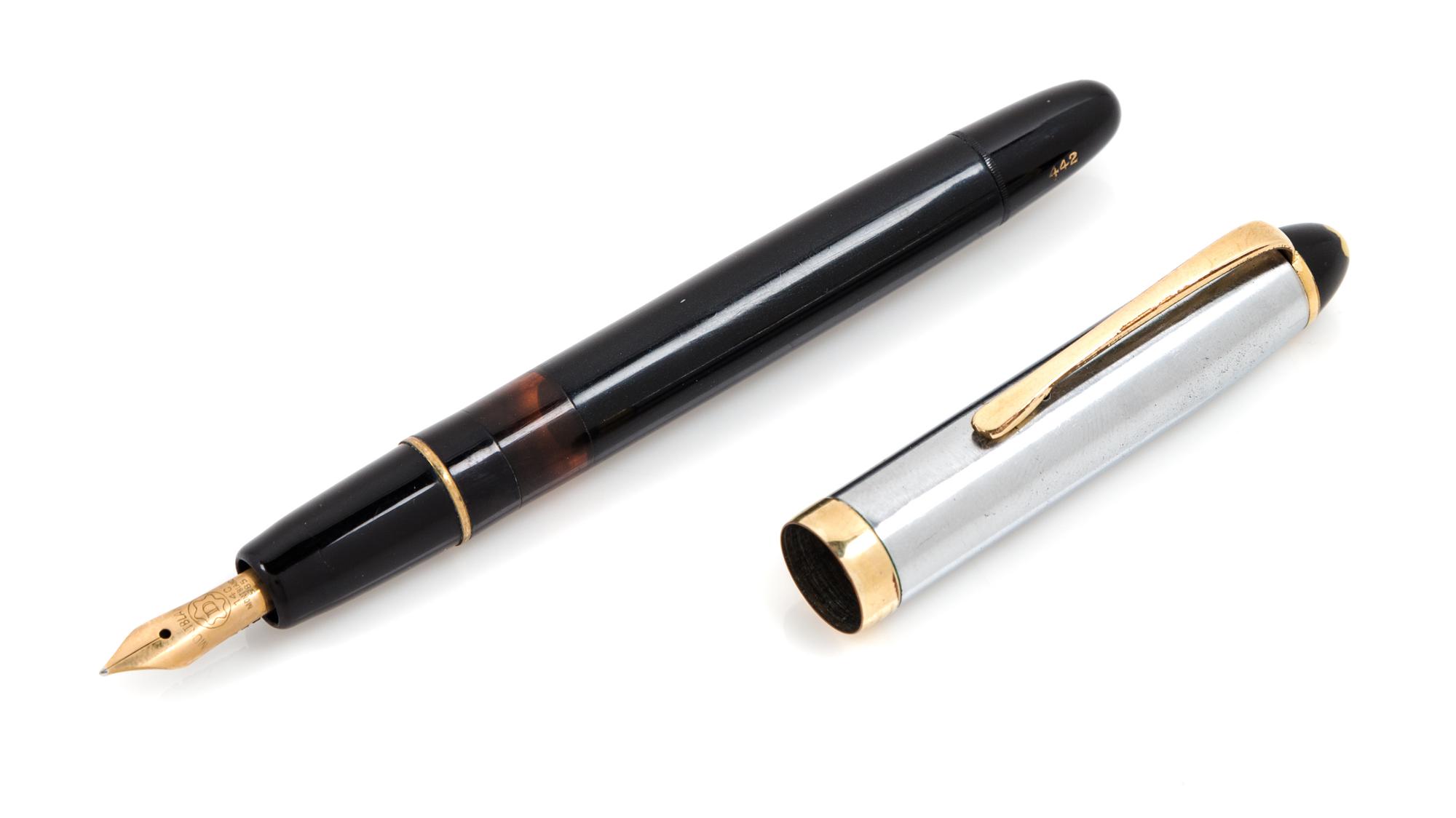 A Vintage Montblanc Fountain Pen Length 5 inches.