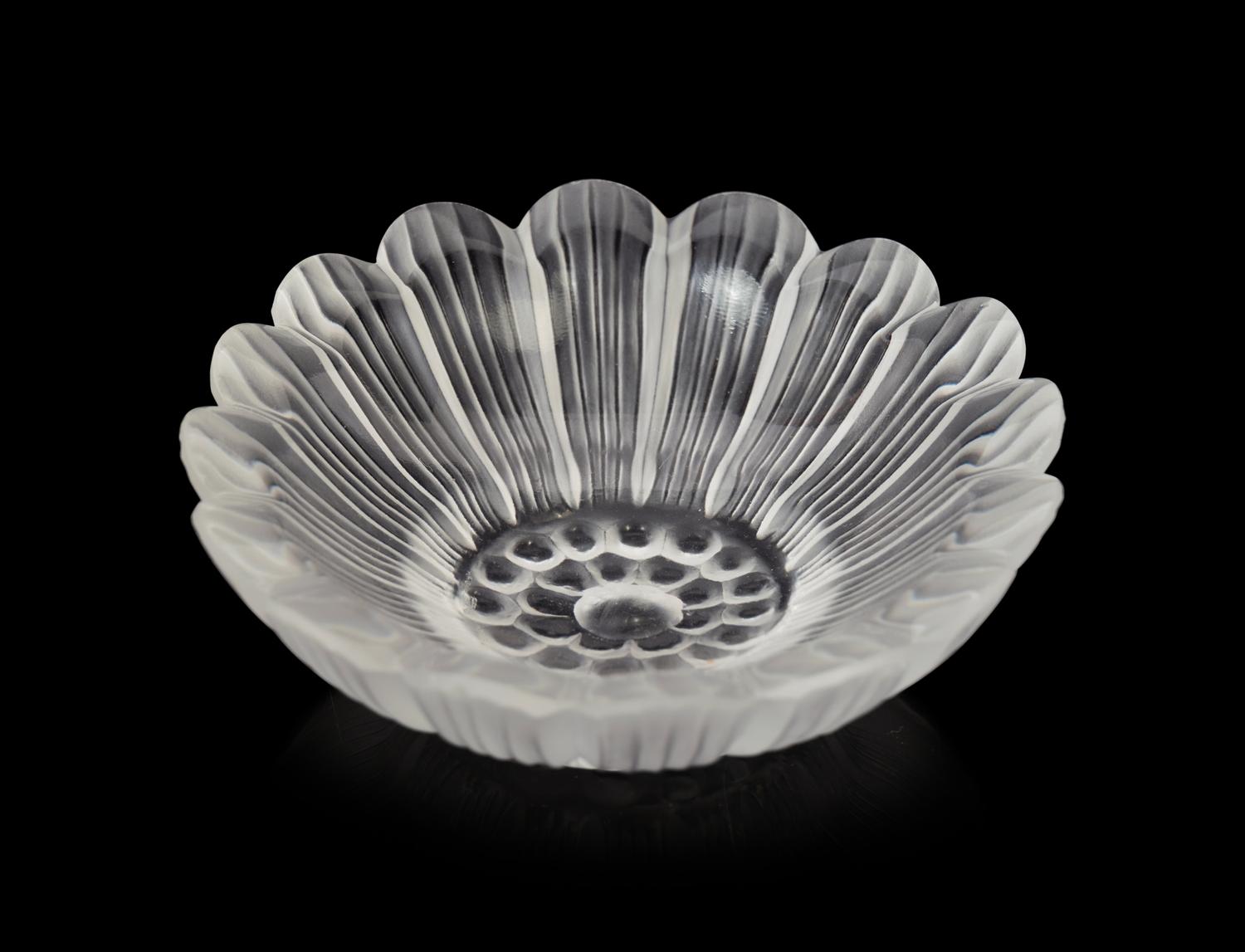 Three Lalique Ash Receivers