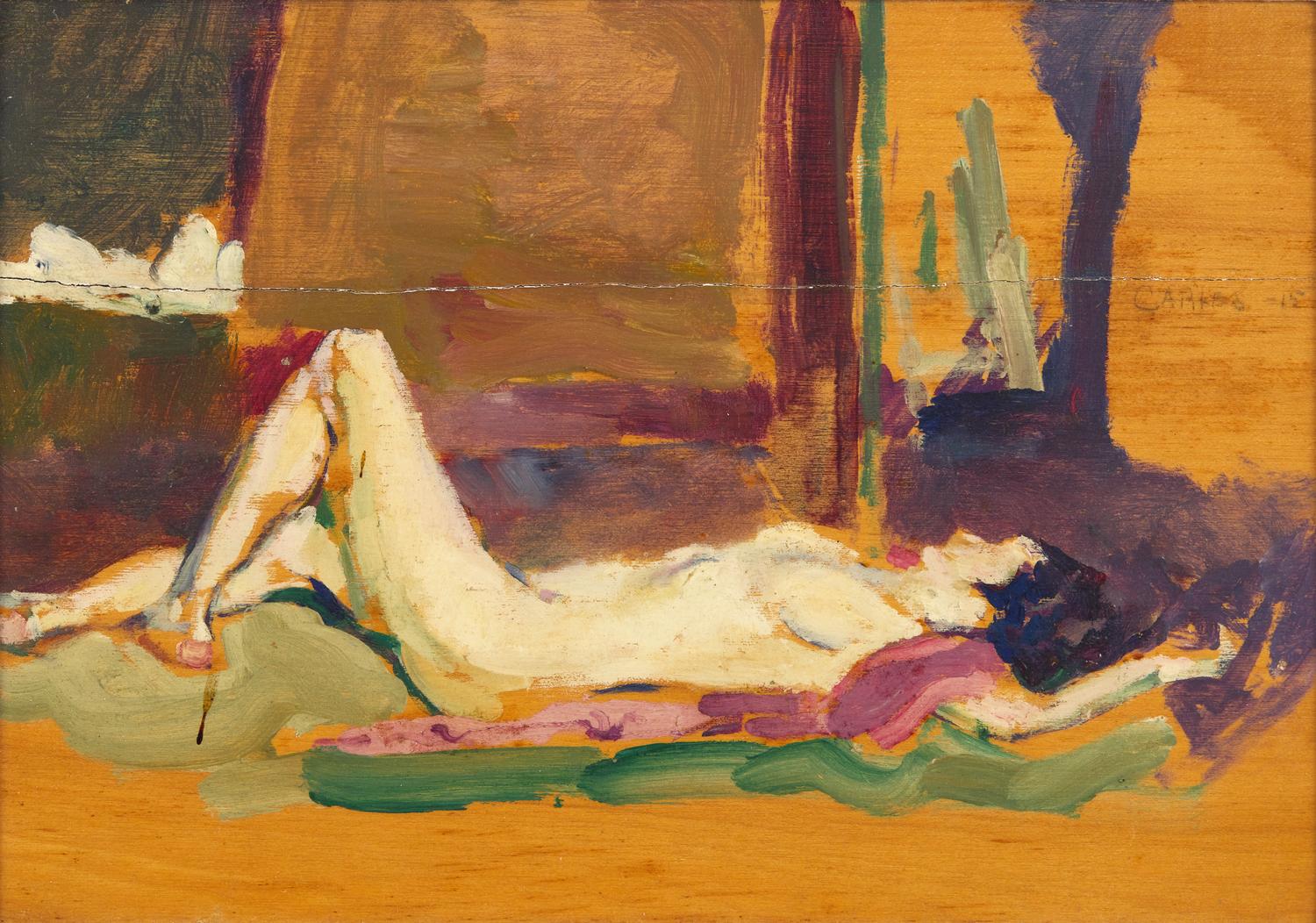 Reclining Nude (Portrait of the Artist's Wife), 1915