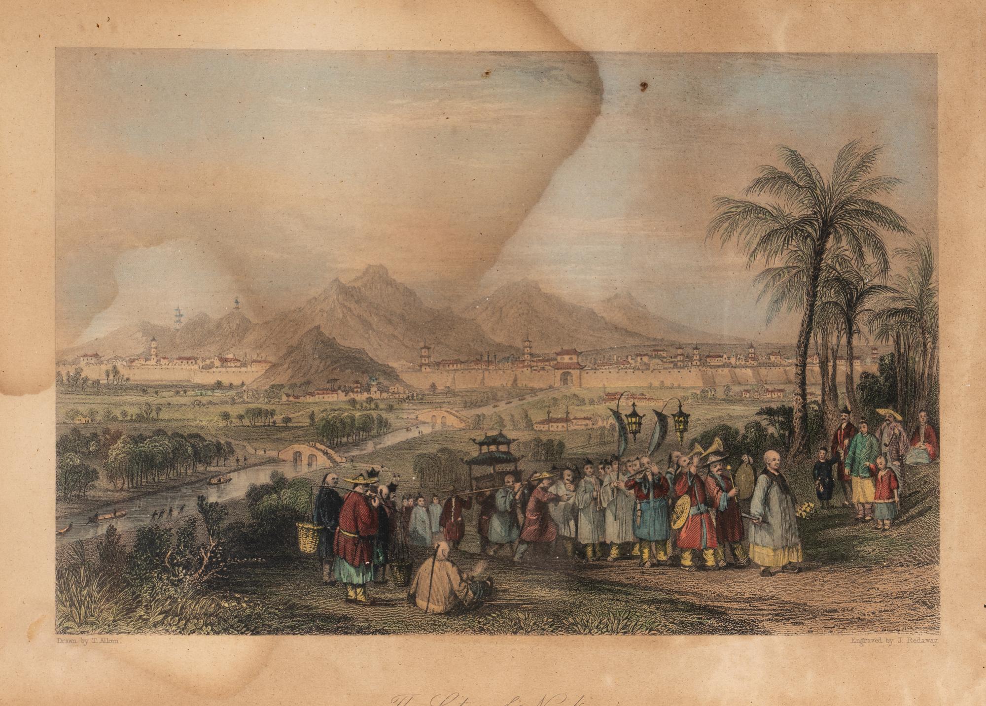 Five Etchings Depicting Life in China
