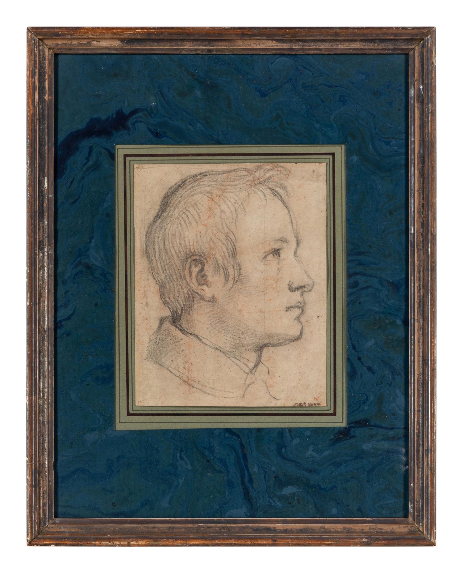 Portrait of a Young Man in Profile
