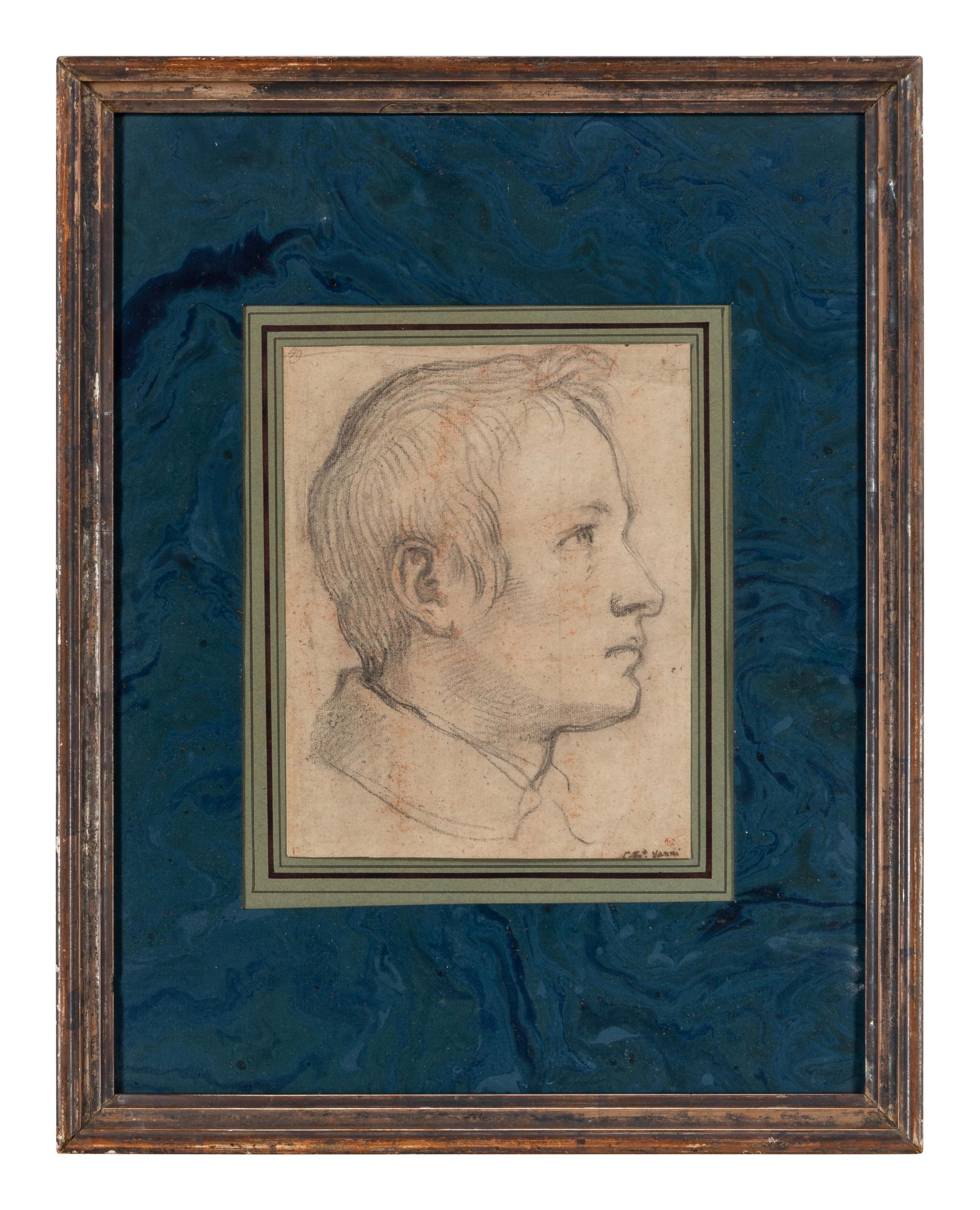 Portrait of a Young Man in Profile
