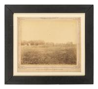 [MILITARIA]. 2 albumen photographs of New York and Michigan Militias.