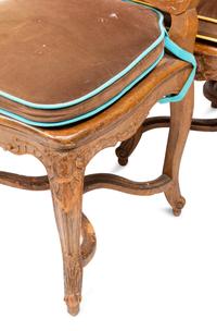 A Set of Eight Louis XV Provincial Style Dining Chairs