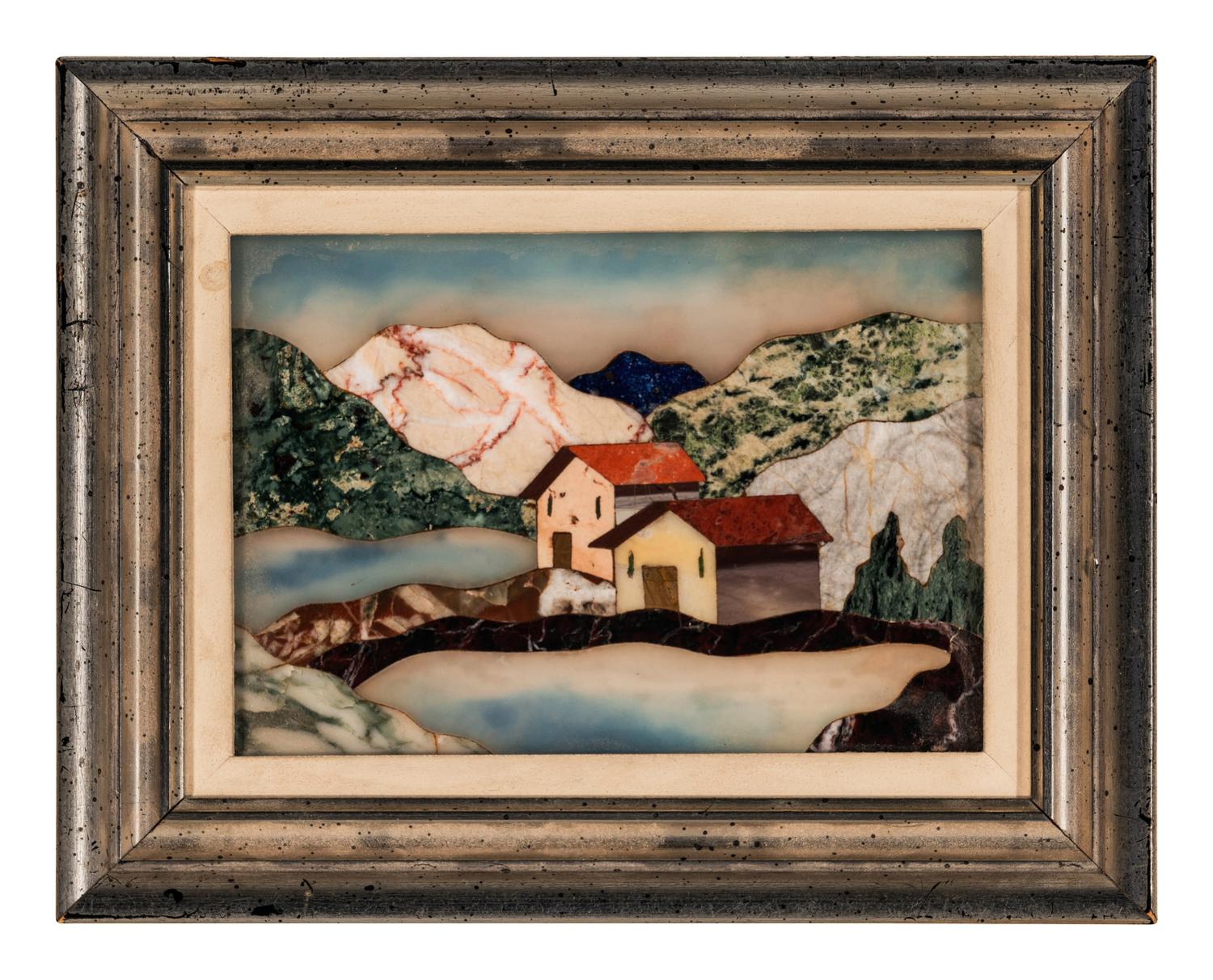 Five Framed Pietra Dura Plaques
