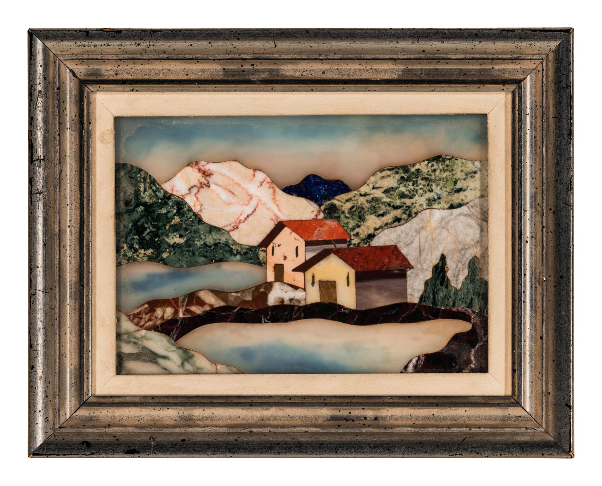Five Framed Pietra Dura Plaques