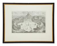Eight Black and Parcel Gilt Framed Prints After Giovanni Piranesi — 20th Century