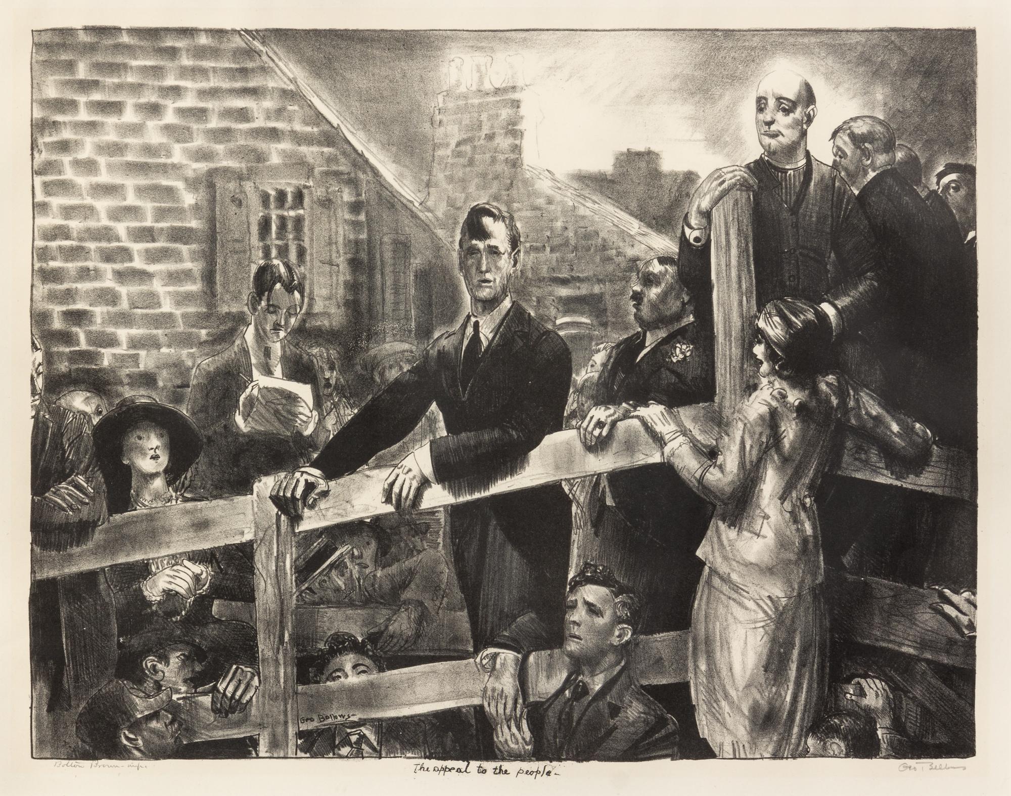 George Bellows, (American, 1882-1925), The Appeal to the People, 1923-24