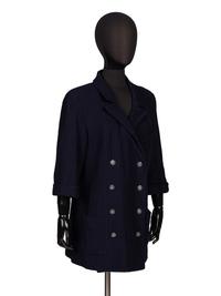 CHANEL, NAVY TWEED JACKET