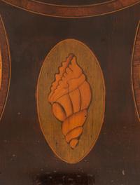 A George III Style Double-Fusée Mahogany Mantel Clock