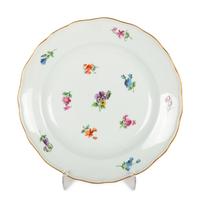 A Group of Meissen Porcelain Plates