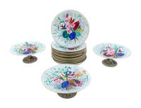An English Porcelain Dessert Service