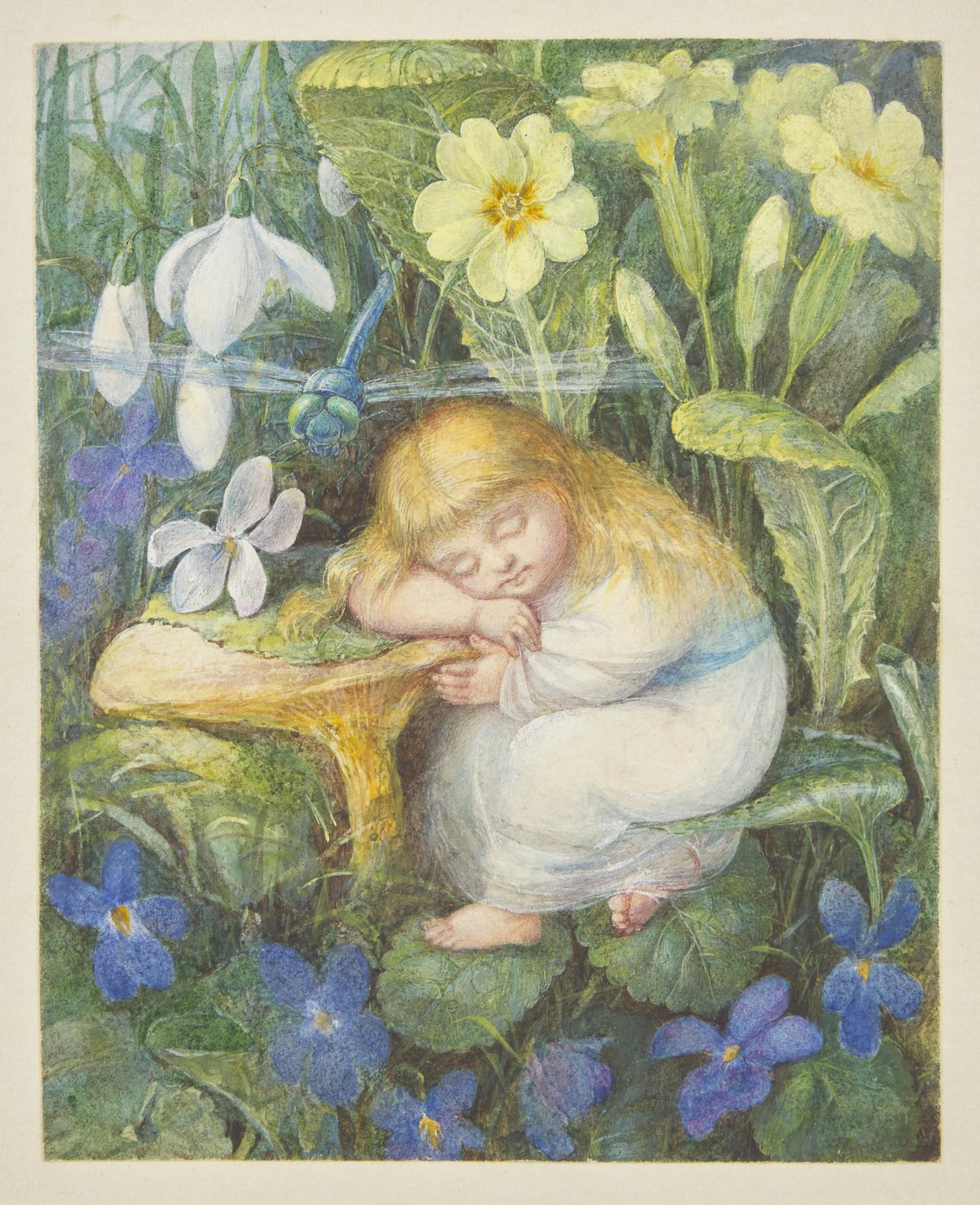 But he was only sunk in a dream of delight , 1868
