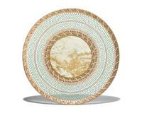 A Rare Royal Worcester Porcelain "Chinoiserie" Reticulated Plate