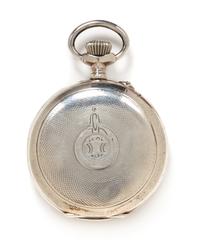 A Silver Eight Day Lever Open Face Pocket Watch, 56.10 dwts.