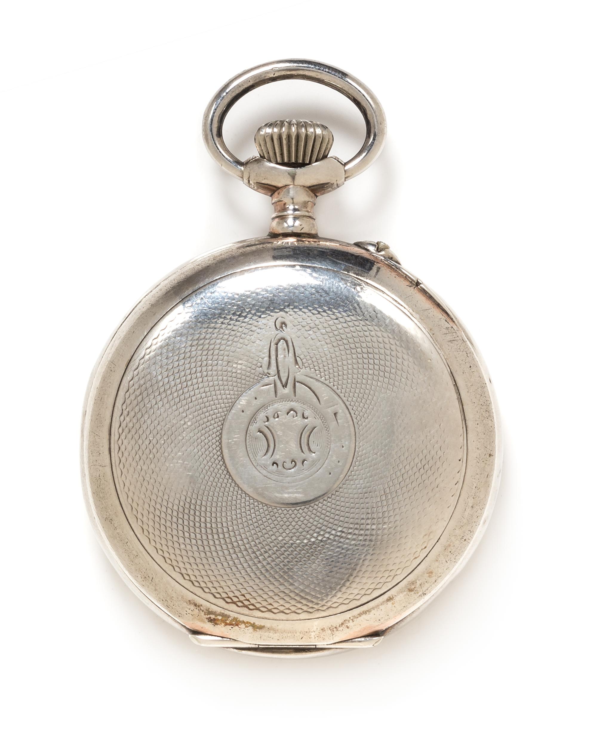 A Silver Eight Day Lever Open Face Pocket Watch, 56.10 dwts.