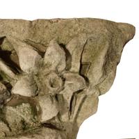A Cast Stone Figural Corbel 17" w x 12" D x 28" H — France, Circa 1920
