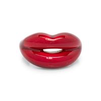 Solange, Sterling & Enamel Hotlips Ring