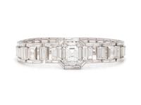 DIAMOND AND PLATINUM BRACELET