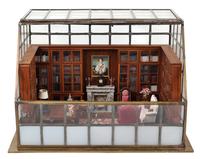 [MINIATURE ROOM] -- [FLEMING, John (1910-1987)]. Miniature of his 57th Street Library and Gallery.