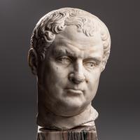 A Grand Tour Marble Portrait Head of Emperor Aulus Vitellius