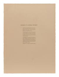 Complete Portfolio of Five Prints , Homage to Navajo Women , edition 23/70