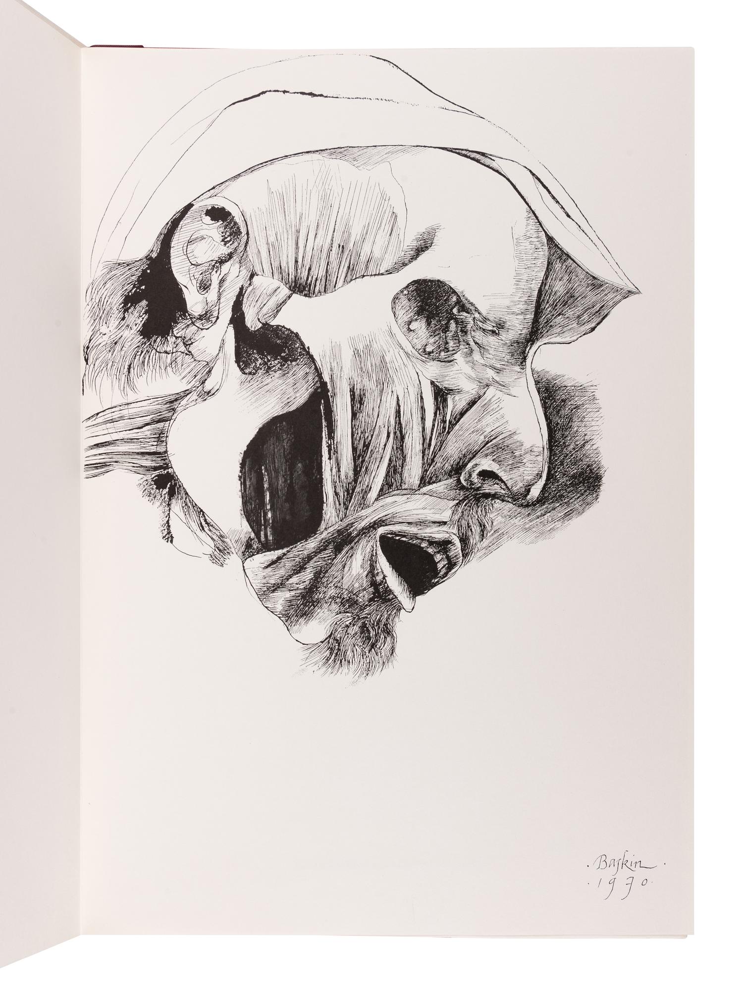 BASKIN, Leonard (1922-2000). Ars Anatomica. A Medical Fantasia . New York: Medicina Rara, 1972.