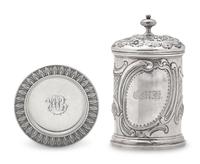 An Assembled Group of Sterling Silver Floral Repousse Tablewares, Tiffany & Co., New York, NY, Dates Ranging 1853 to Late 19th Century