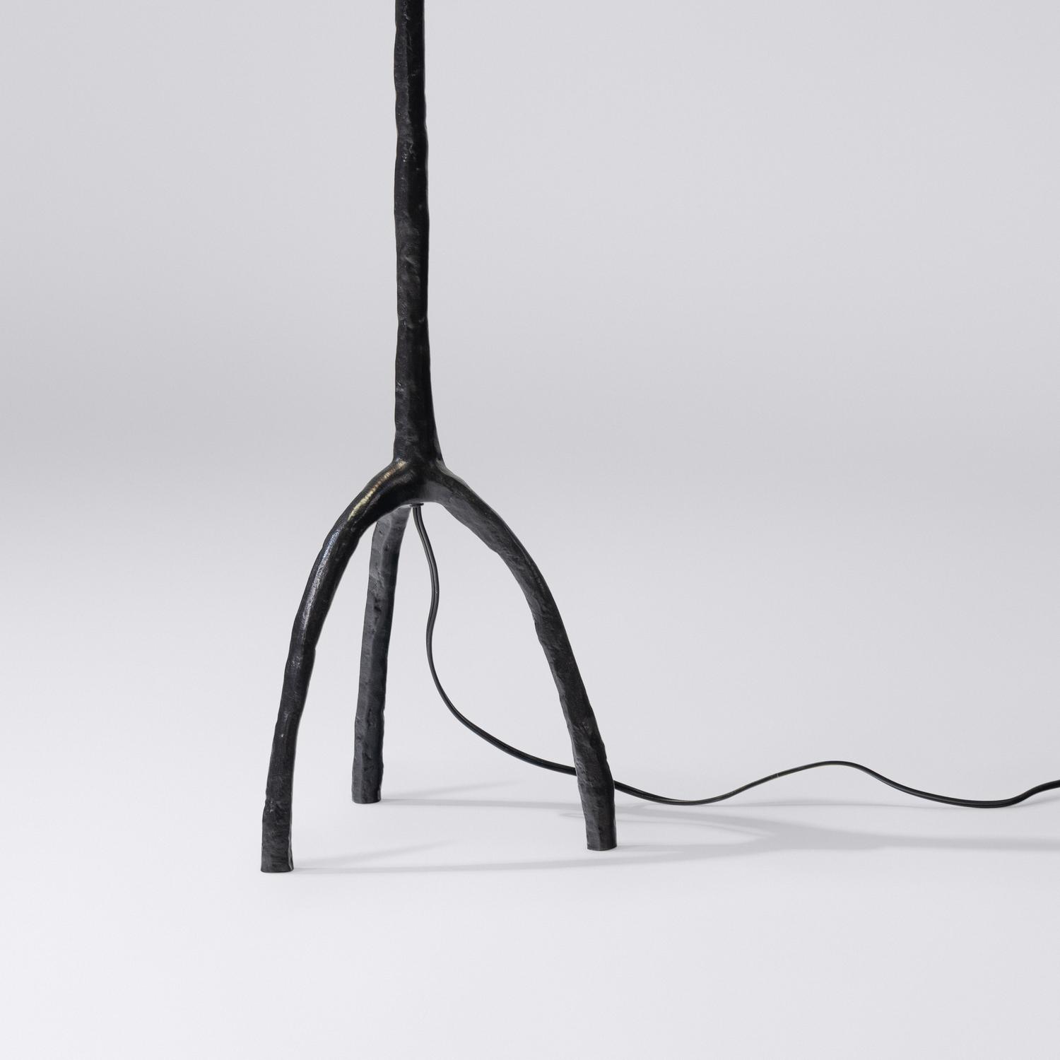 Trépied bronze floor lamp, c. 2000 Christian Liaigre, Paris